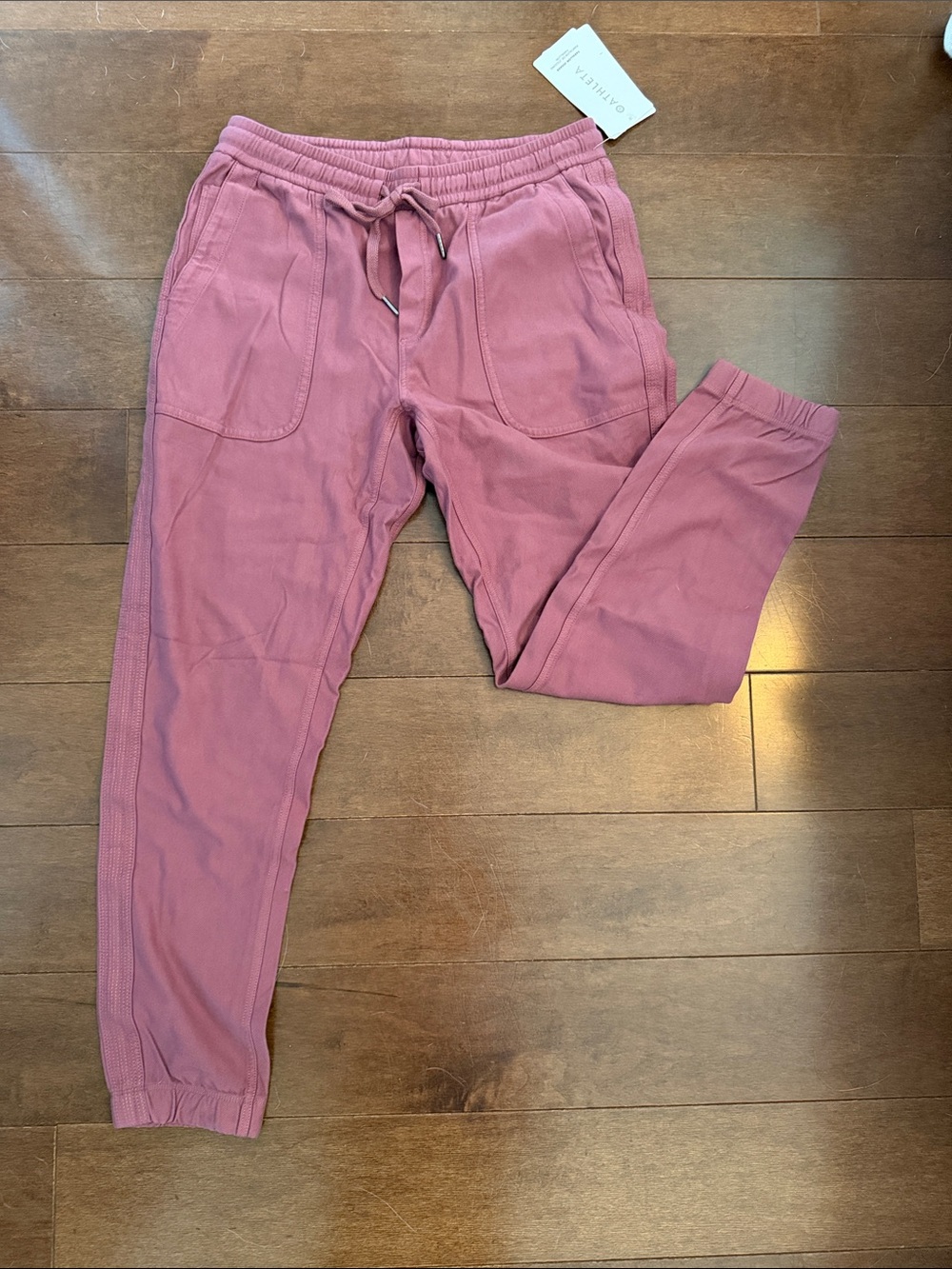 Athleta Mauve Pink Track Joggers